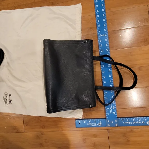 Coach Black Leather Satchel - Picture 12 of 12